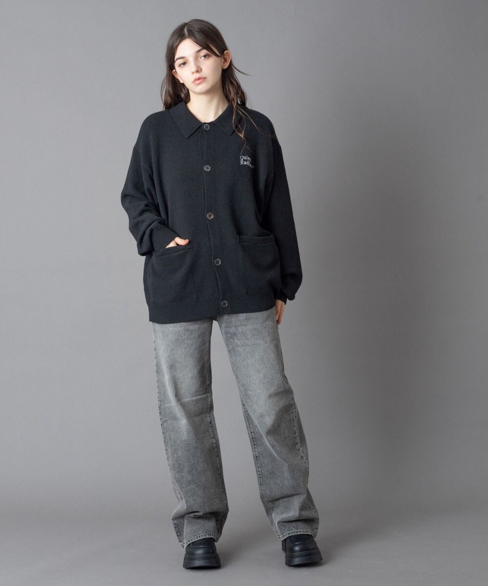 WEGO 【ユニセックス着用ITEM】ワンポイントニットシャツ（LS） 