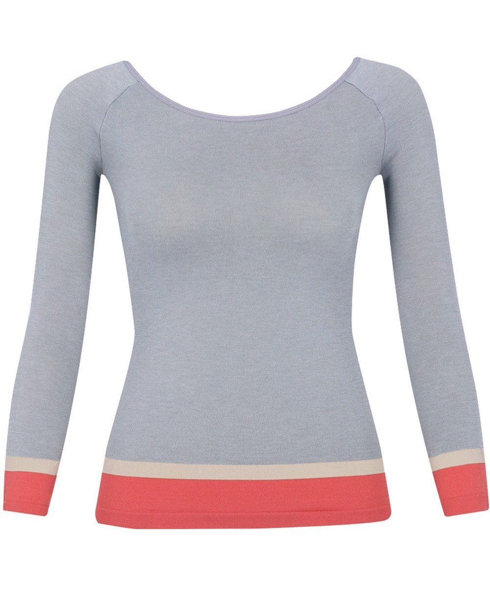 WACOAL あったかインナー よく伸びる生地 袖丈調節可能(7分袖~9分袖) 保温性(身生地) 9分袖 長袖 【360°ラクストレッチ】 レディース CLD371 /ワコール 