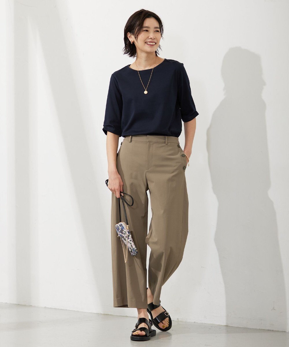 J.PRESS LADIES 【リバーシブル】イニシャルコイン ネックレス 