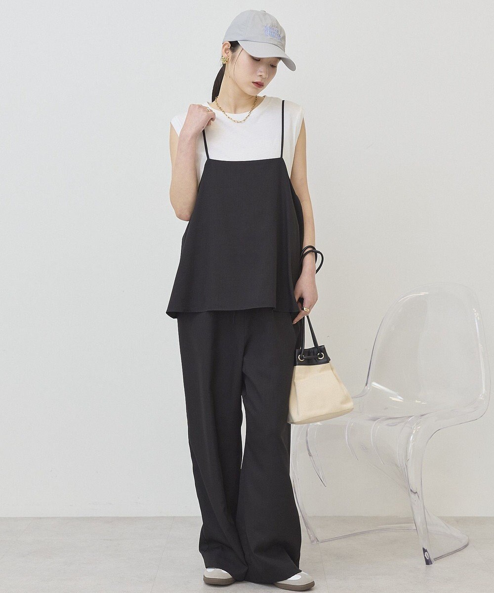 AMERICAN HOLIC リネンライクビスチェサロペット 