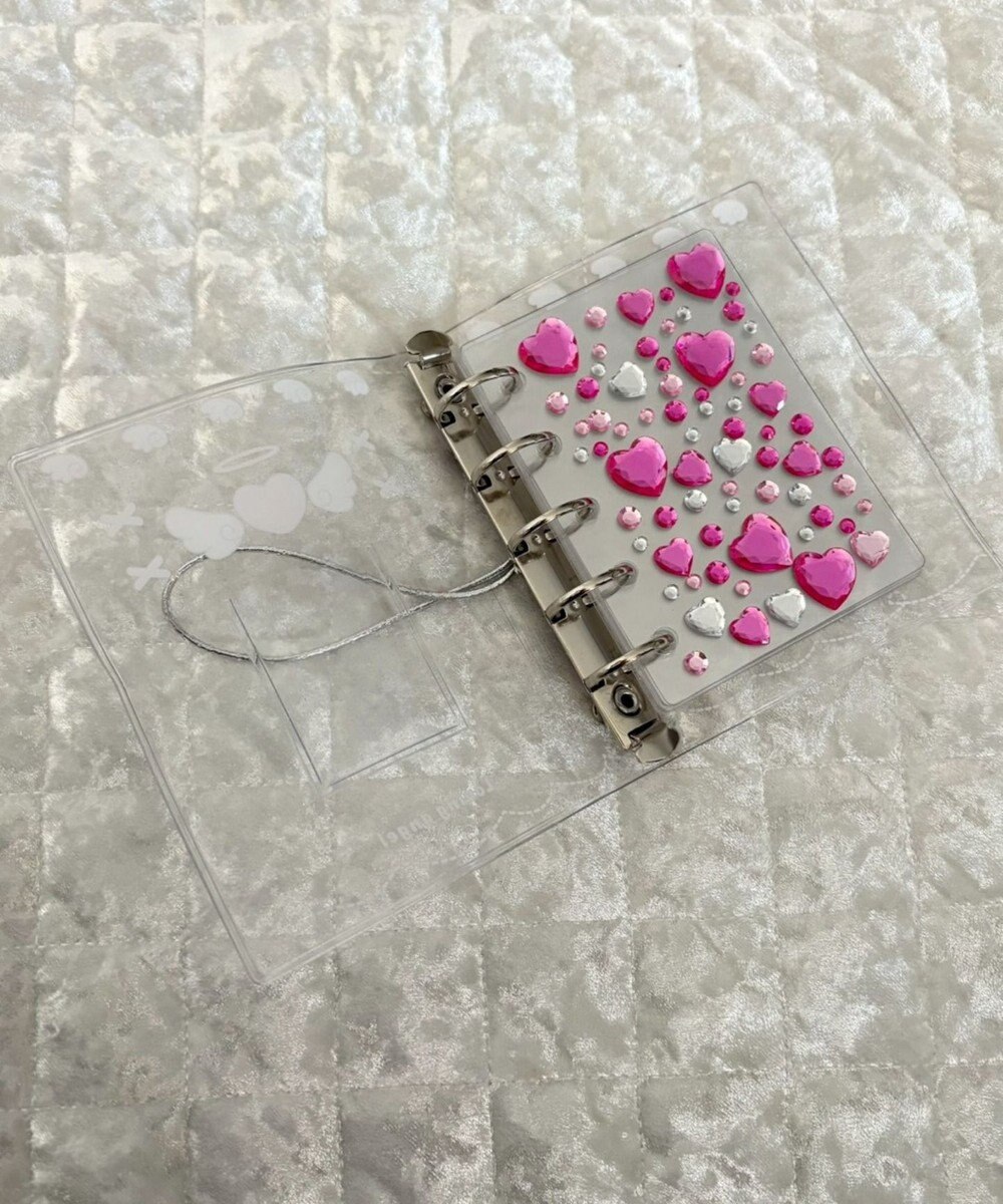 WEGO クリアラメハートエンジェルシールバインダー 