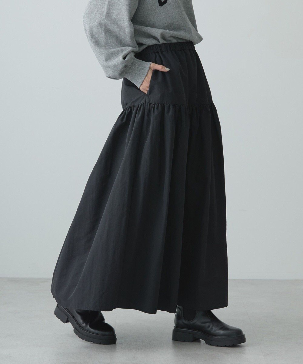 AMERICAN HOLIC ティアードタフタスカート 