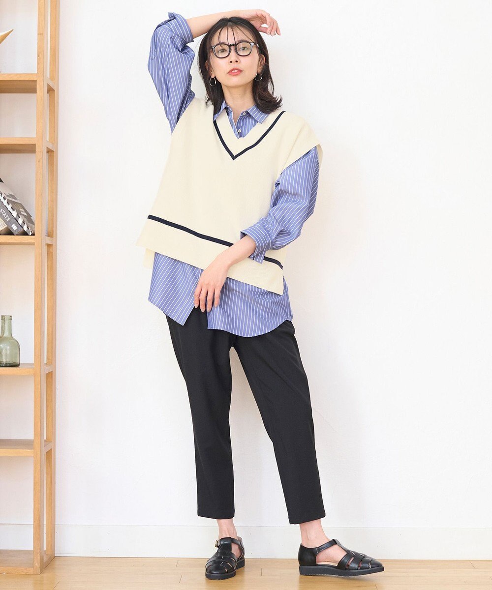 ANY 【UVケア・吸水速乾・接触冷感】ラク映えドライシャツ 