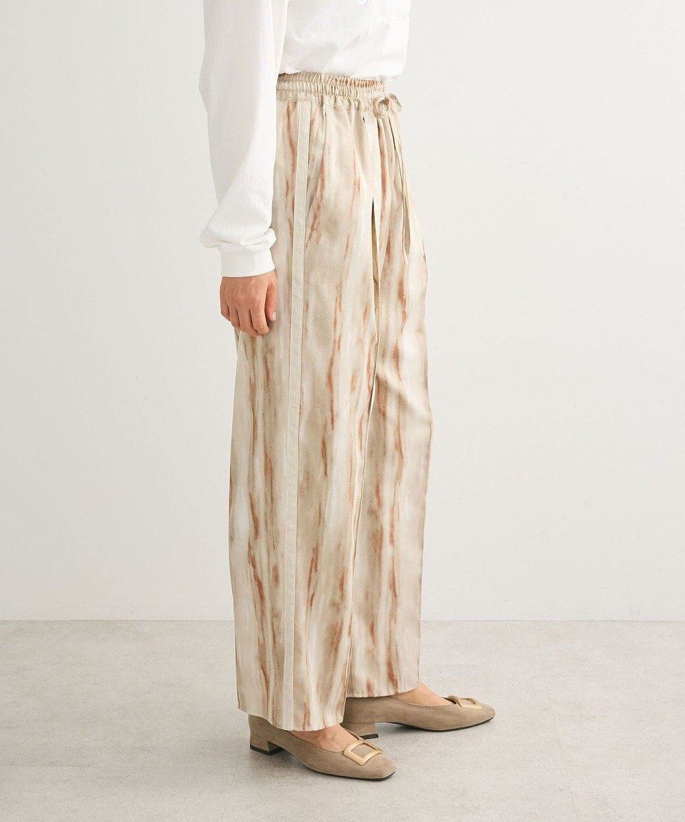 Green Parks アソート柄サイドラインパンツ 