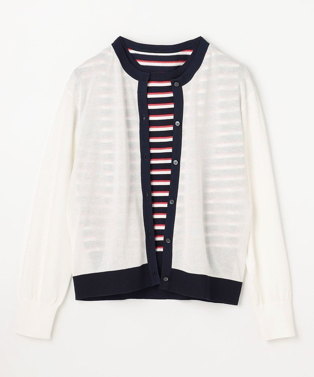 ANY ツインニットセット（ノースリーブニット＋カーディガン） 