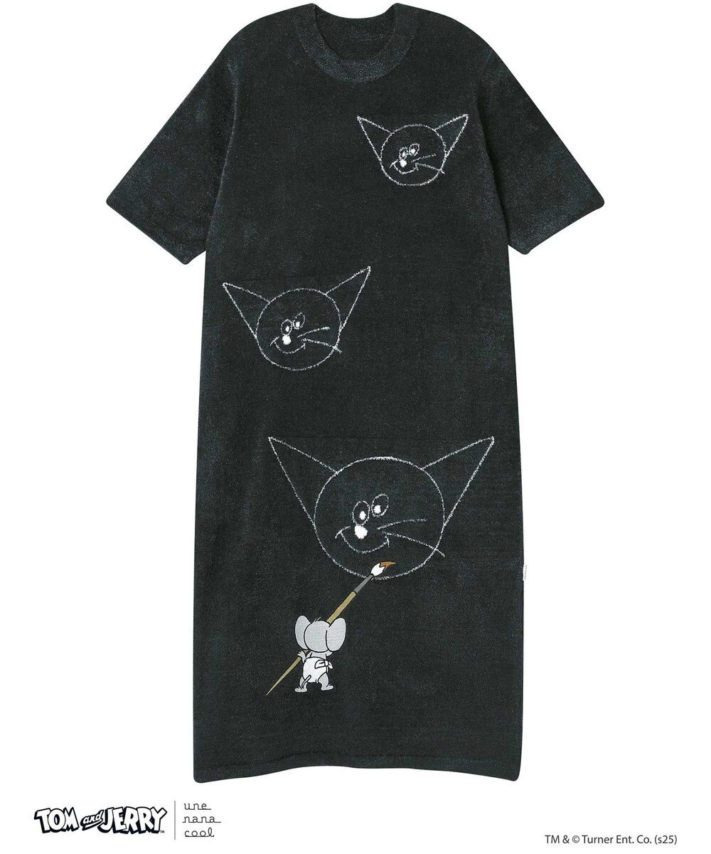 une nana cool トムとジェリー × une nana cool なめらかふわふわワンピース 