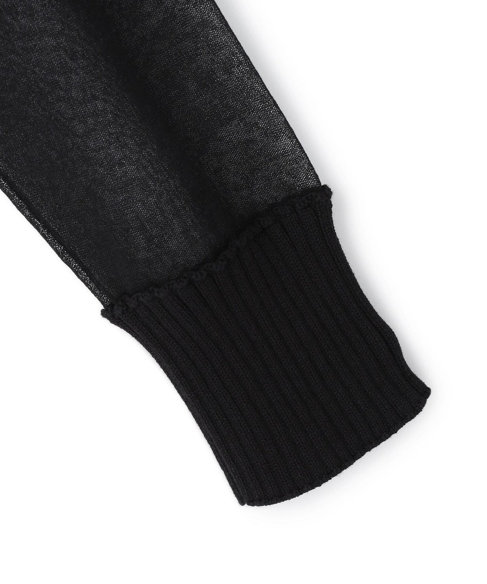 BEIGE， PYRRHOT / シアーコンビ リブカーディガン 