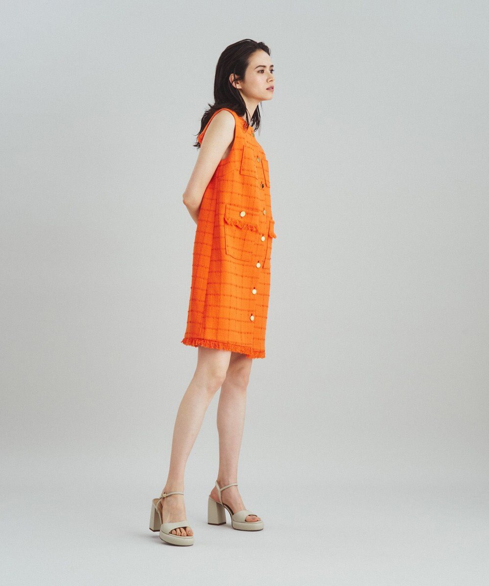 GRACE CONTINENTAL ツイードミニワンピース 