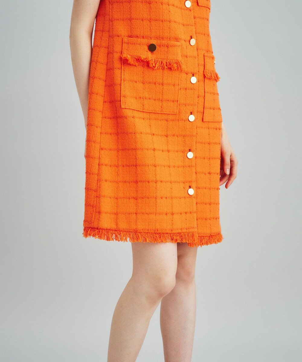 GRACE CONTINENTAL ツイードミニワンピース 