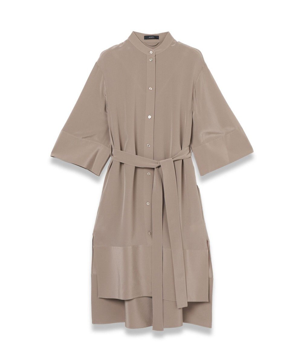 JOSEPH クレープ ド ソワ　ミディドレス 