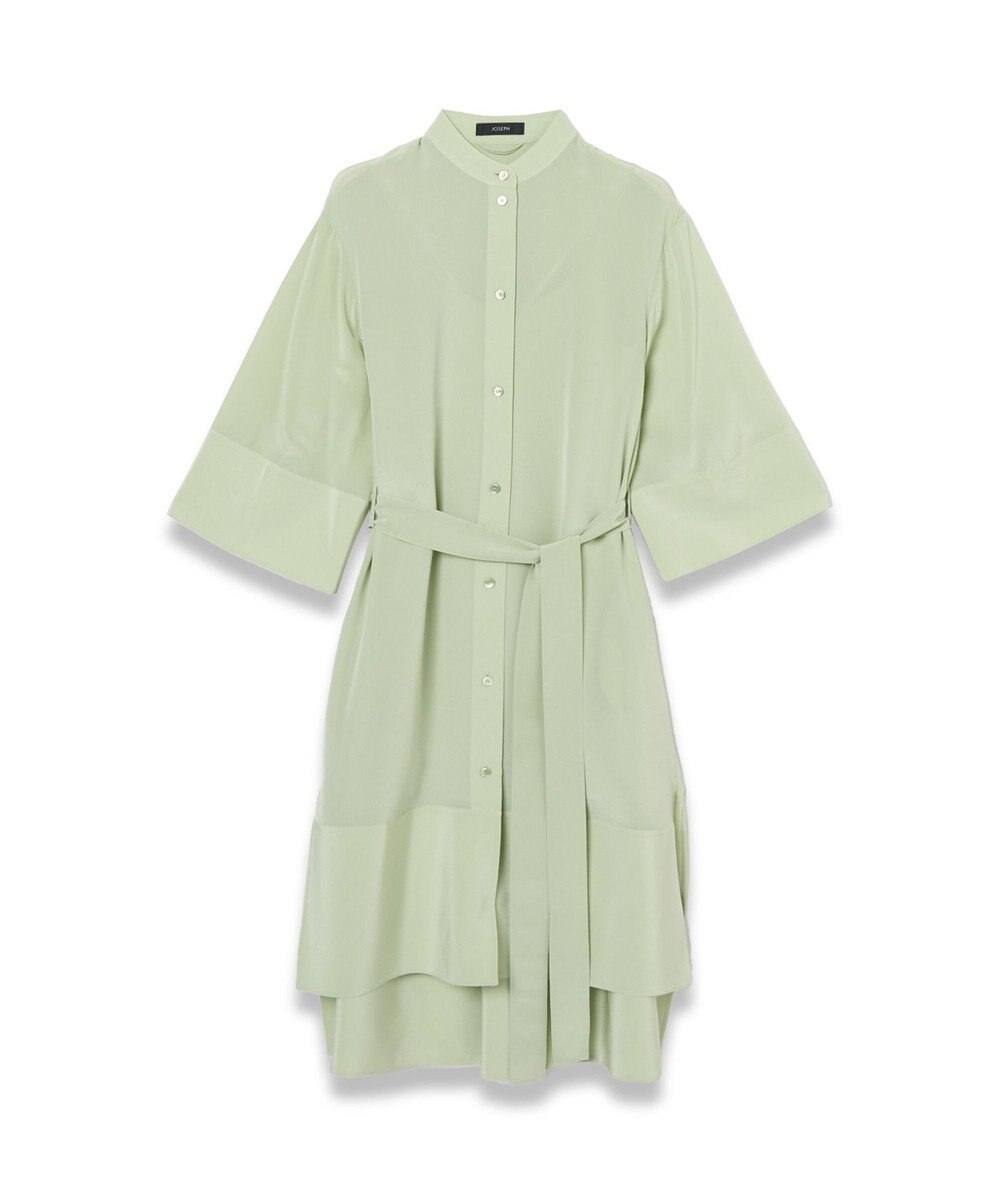 JOSEPH クレープ ド ソワ　ミディドレス 