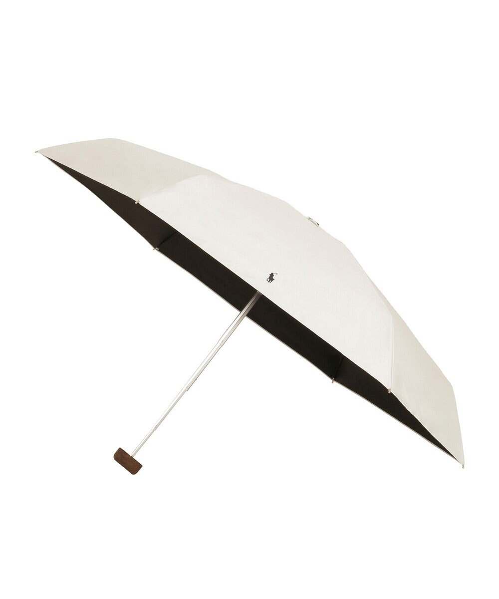 MOONBAT 【WEB限定】POLO RALPH LAUREN(ポロ ラルフローレン) 晴雨兼用日傘 折りたたみ傘 コンパクト PPワンポイント刺繍 一級遮光 遮熱 UV 