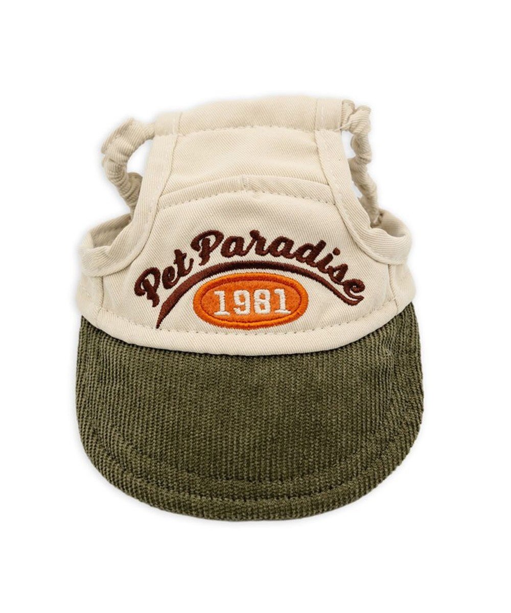 PET PARADISE ペットパラダイス コーデュロイ ロゴキャップ ＳＭ～Ｍ/Ｌ 