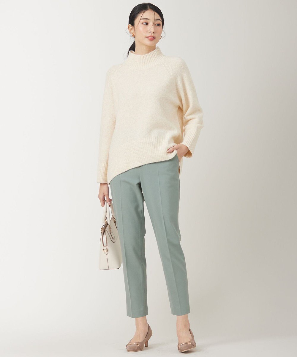 ANY SIS S  【大人百花掲載 ヨンアさん着用】ハイネックバックポイント ニット 