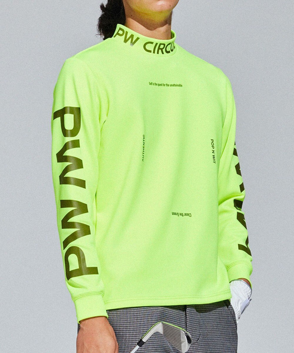 PW CIRCULUS 【イージーケア / 軽量 / 一枚でサマになる】【MEN】 ロングスリーブ モックネック 