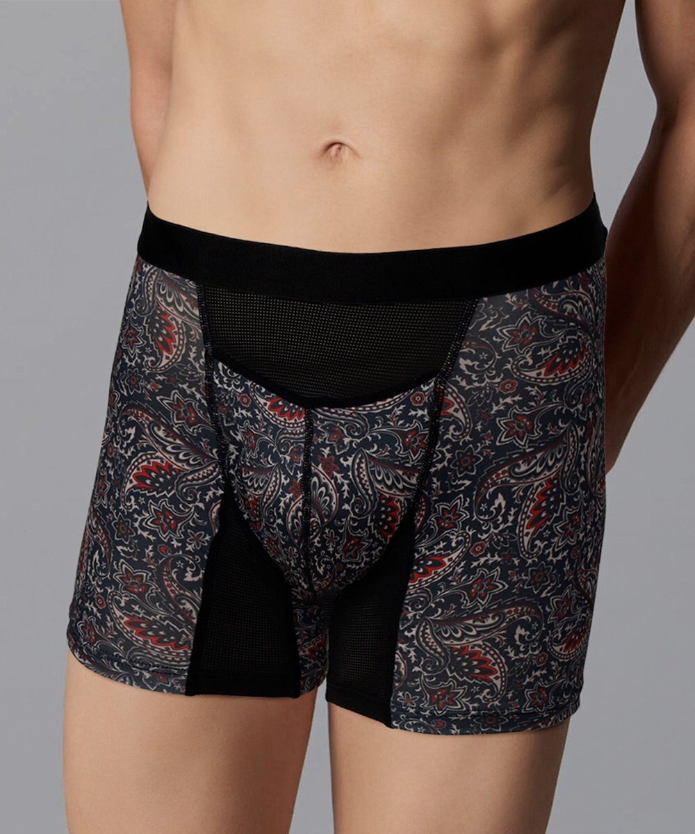 WACOAL MEN ボクサーパンツ 吸汗速乾(身生地部) ムレ軽減設計(フロント・バック) 前開き 下着 メンズ GT3061 /ブロス バイ ワコールメン 