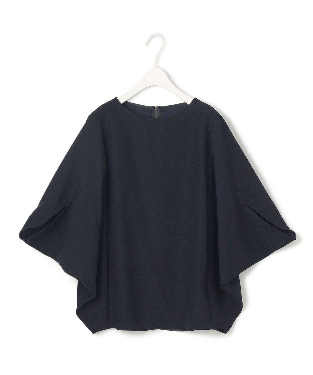 ICB 【新色追加・WEB限定カラーあり・UVケア・接触冷感・速乾・防シワ・洗える】FluidBackSatin ドルマンスリーブブラウス 