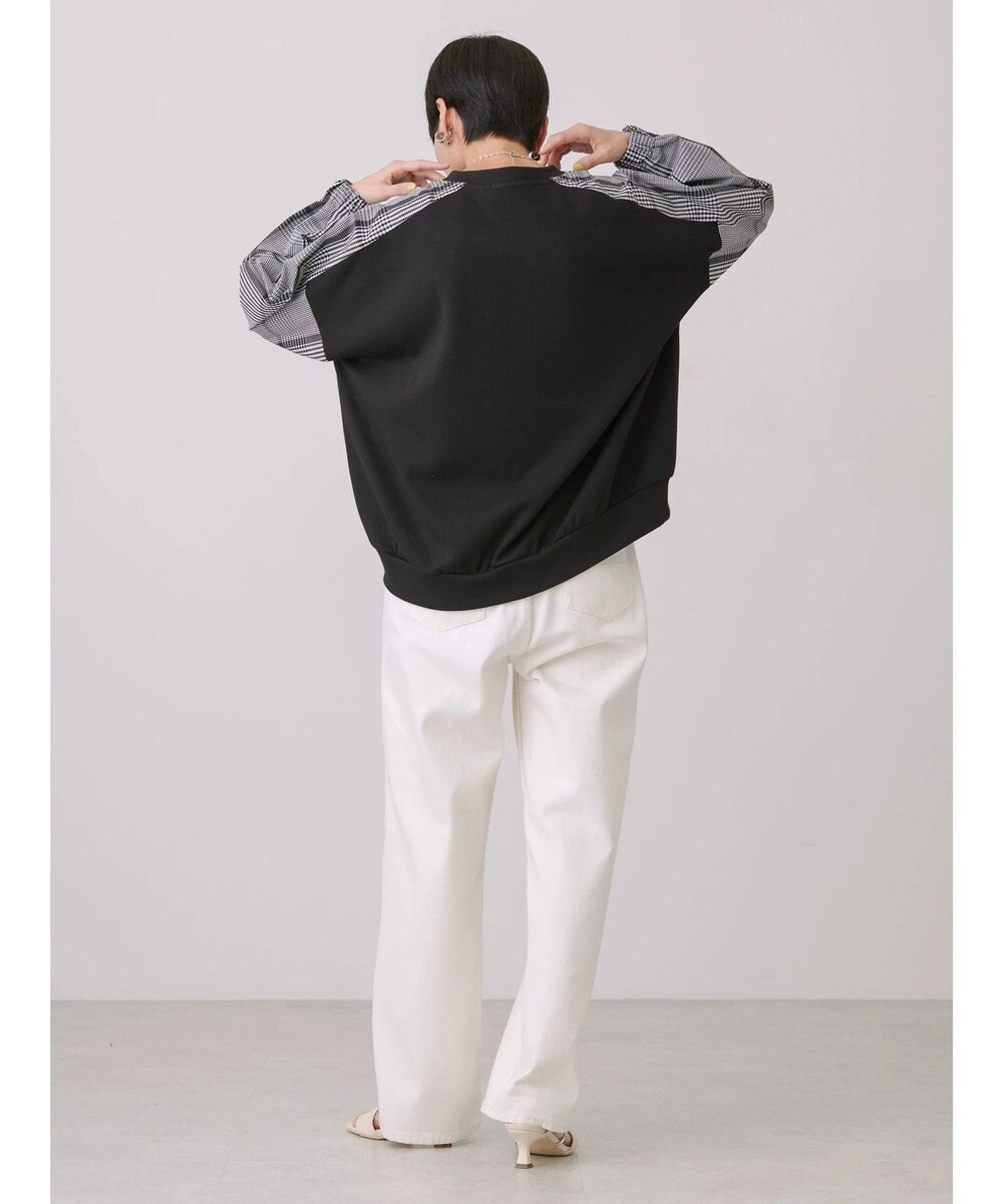 AMERICAN HOLIC イージーケア異素材ポンチプルオーバー 