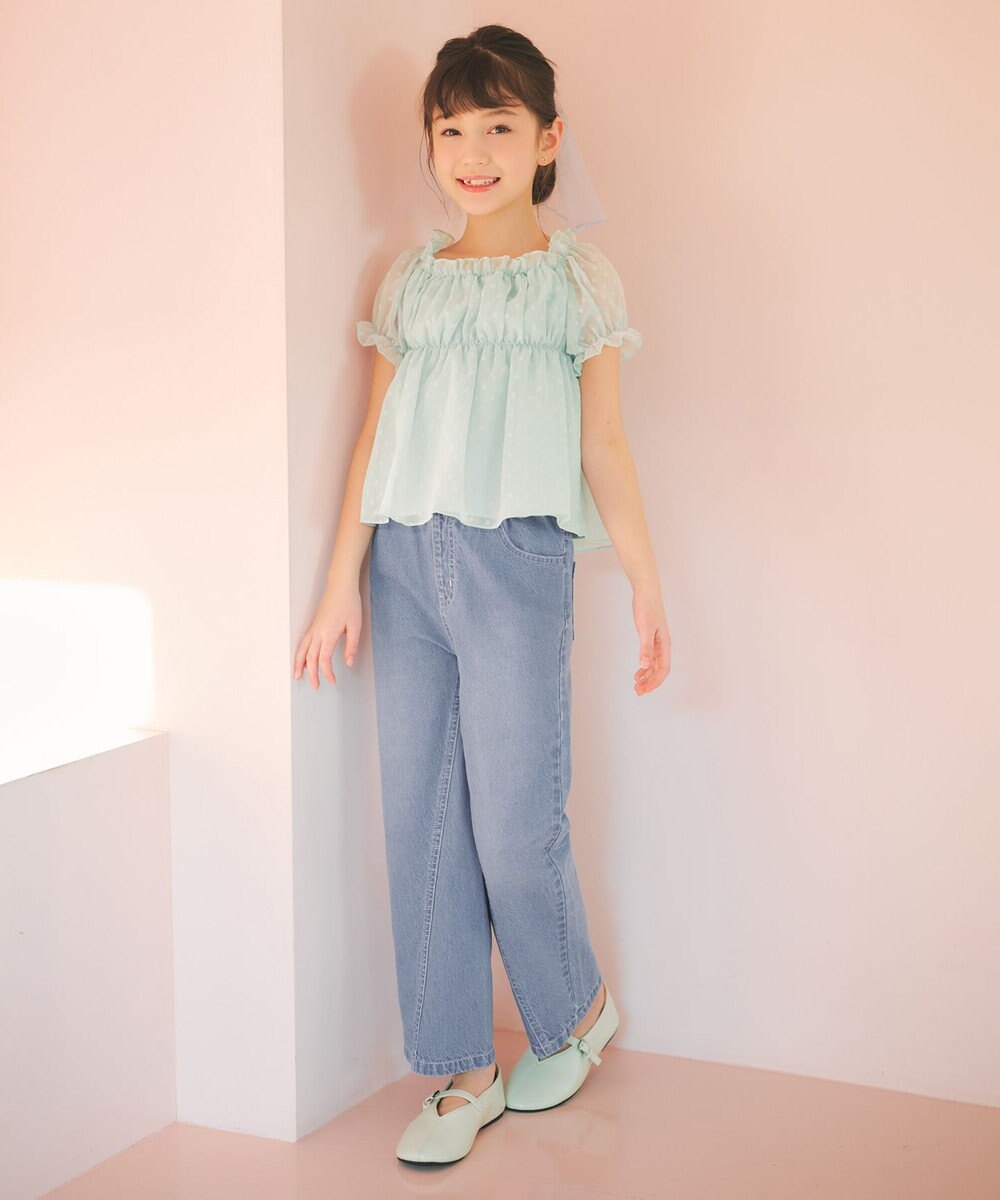 ANY KIDS 【一部店舗/WEB先行販売アイテム】2WAY シアードビーブラウス 