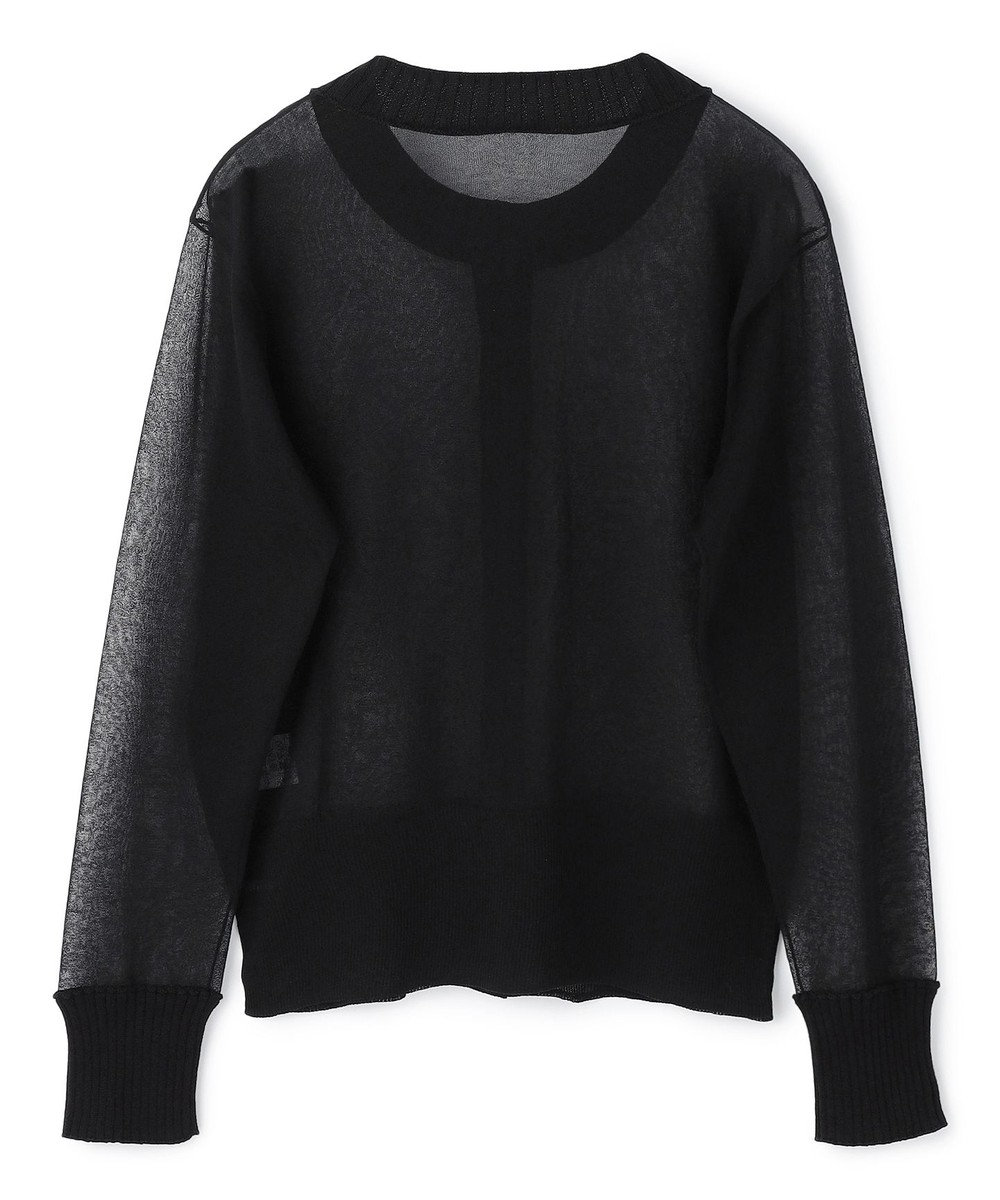 BEIGE， PYRRHOT / シアーコンビ リブカーディガン 