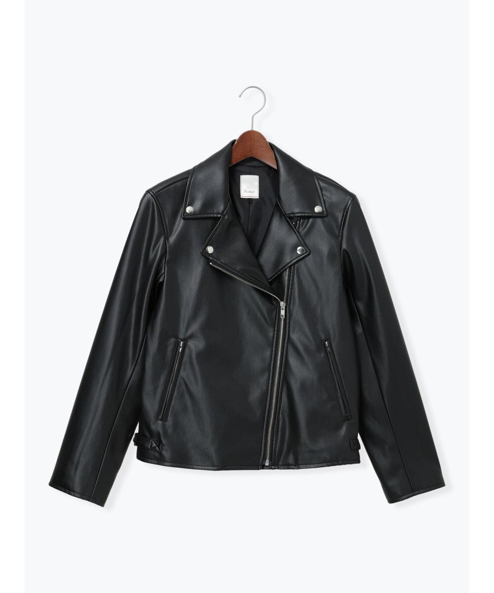Te chichi レザーダブルライダースジャケット 