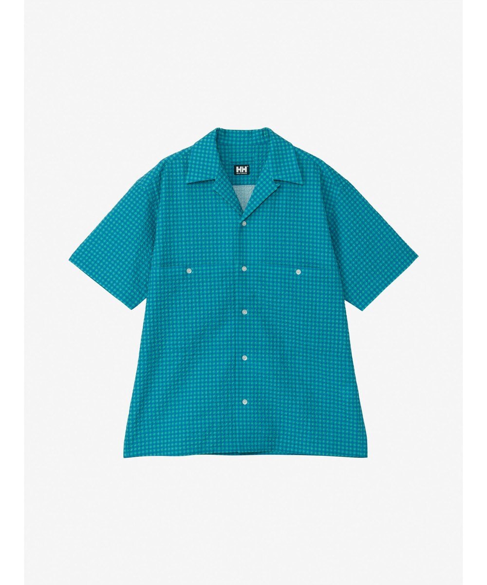 HELLY HANSEN 【速乾・UVカット・耐海水・耐塩素】ショートスリーブ マリンリゾートシアサッカーシャツ 