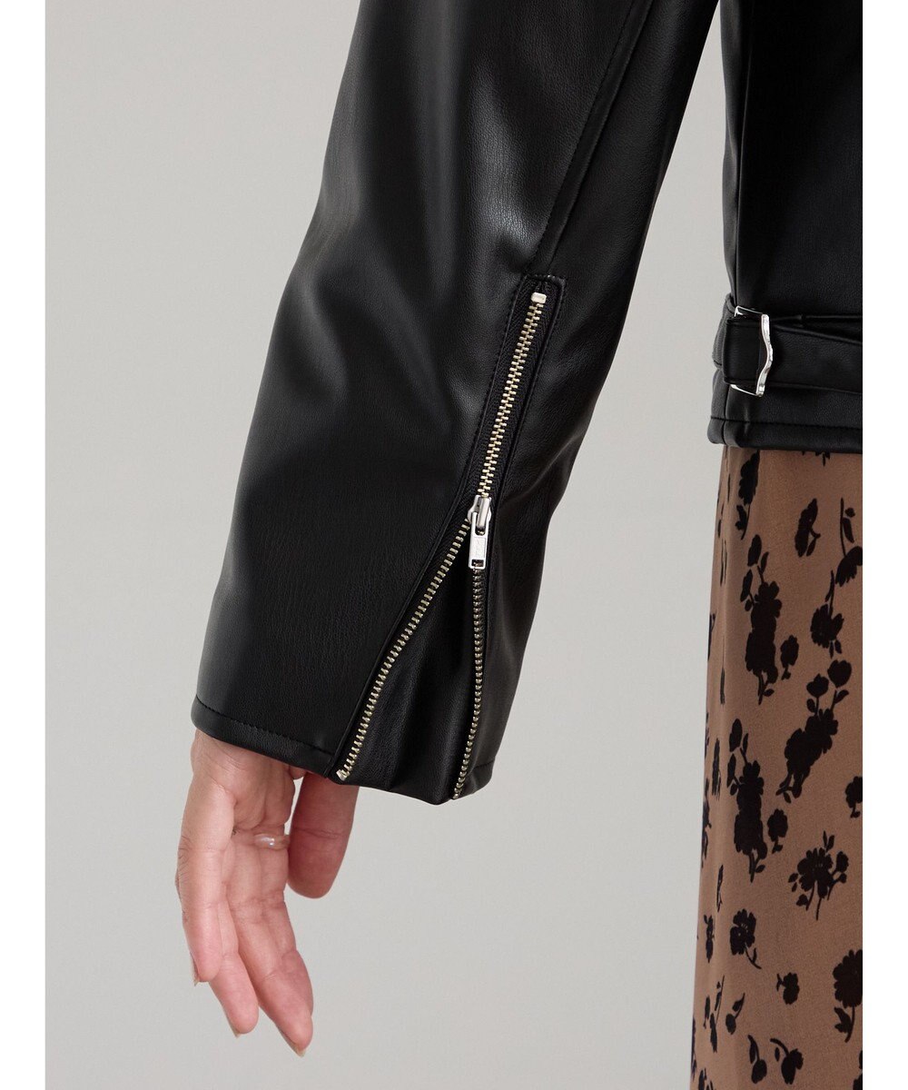 Te chichi レザーダブルライダースジャケット 