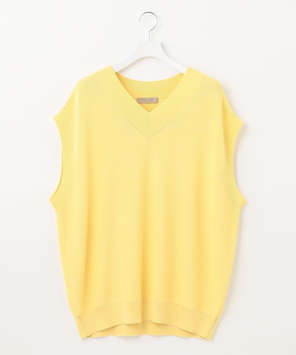 UNFILO MENS イージーケア ニットベスト [23年春夏商品] 