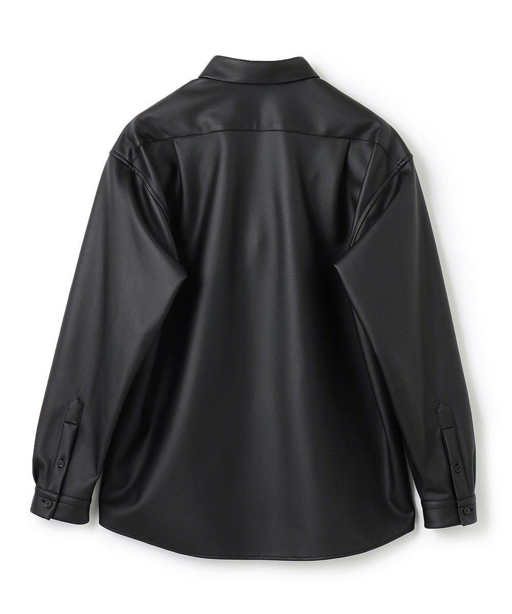 JOSEPH HOMME 【感動的な滑らかさと弾力】シンセティックレザー　シャツ 