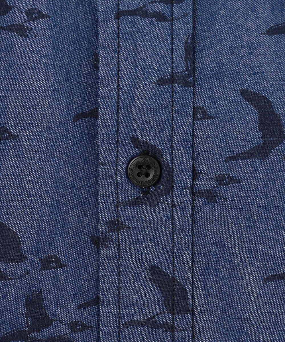 JOSEPH ABBOUD MOUNTAIN 【テーム ヤルヴィコラボ】バードプリント シャツ 