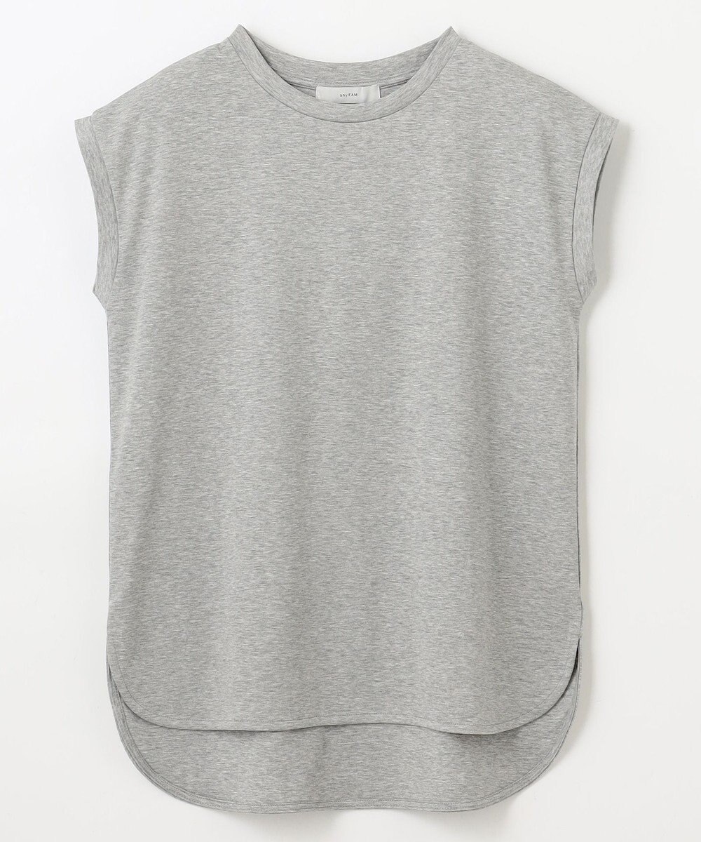 ANY 【汗ジミ防止加工】シルケットスムースノースリーブプルオーバー 