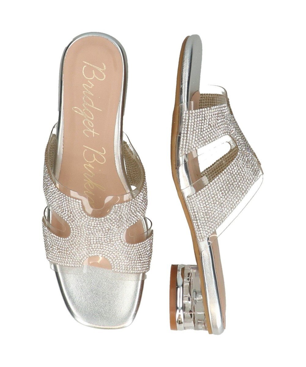 Bridget Birkin 【Bridget Birkin】クリアビジューミュールサンダル 