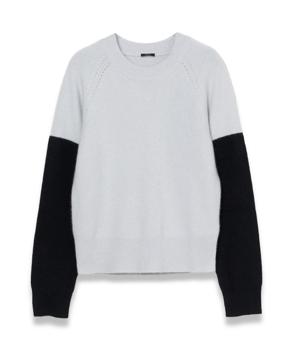 JOSEPH 【洗える】ブラッシュドカシミヤ　ラウンドネックニット 