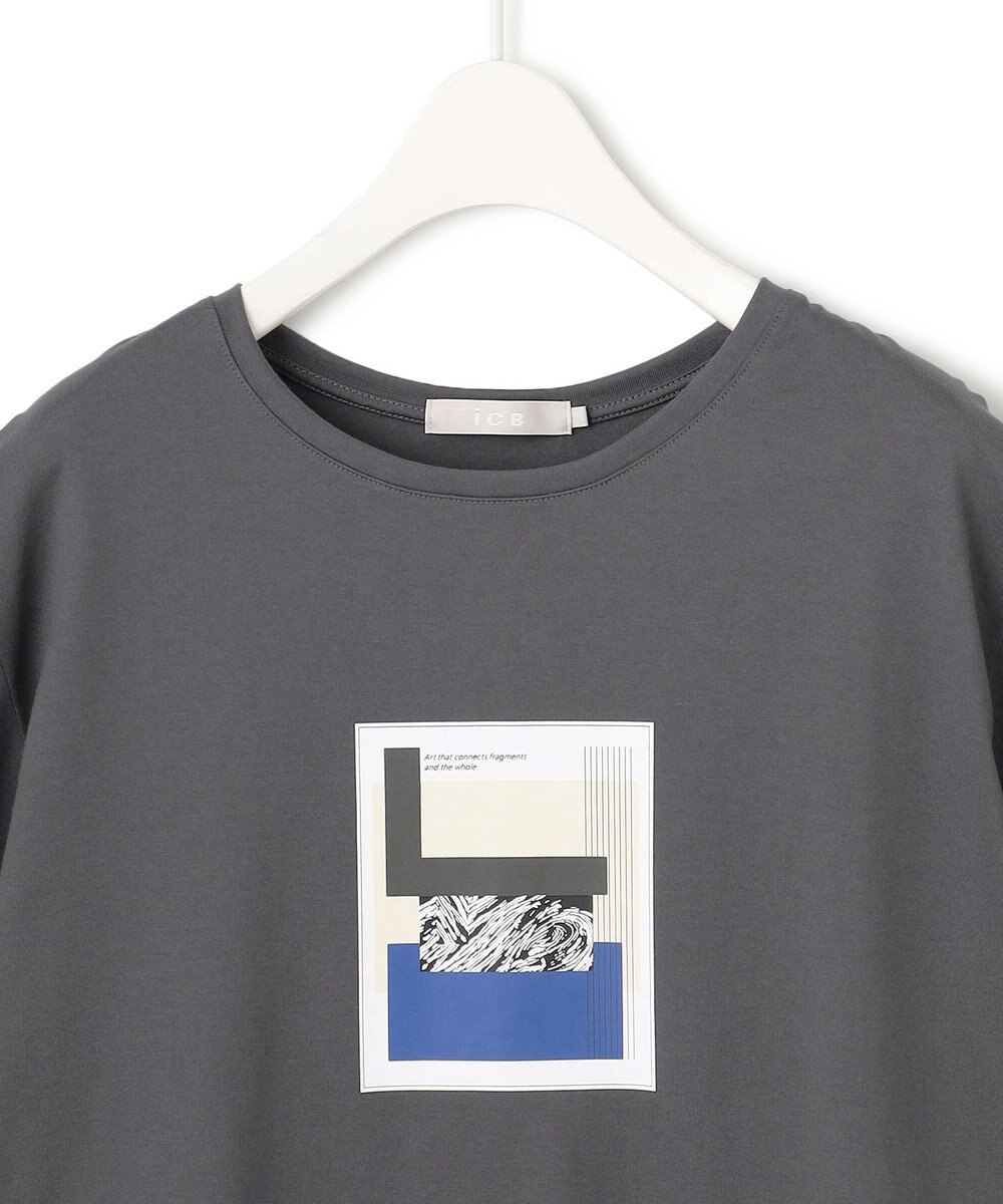 ICB 【新色追加・接触冷感・UVケア・洗える】 ロゴTEE 