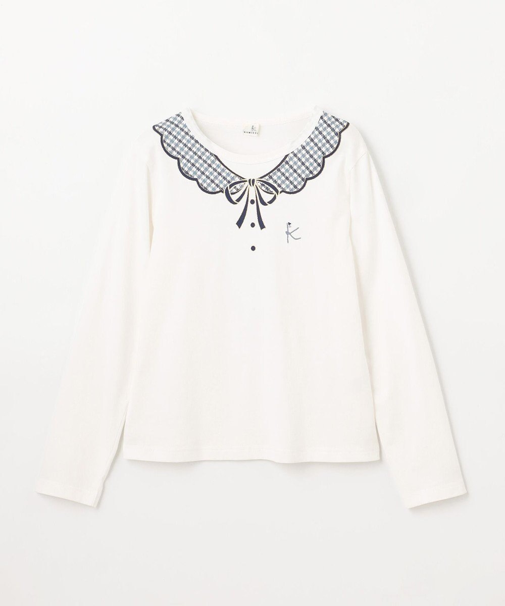 組曲 KIDS 【110-140㎝】トロンプルイユロン Tシャツ 