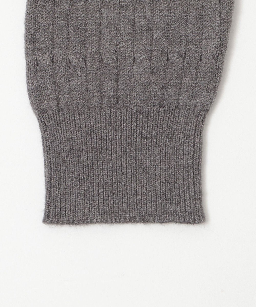 WEGO 【WEB限定/25年秋冬新作】別注USPOLOケーブルニットポロ 