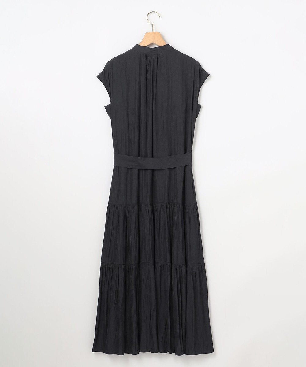 組曲 S 【WEB限定】ギャザーライトデシン ティアードワンピース 