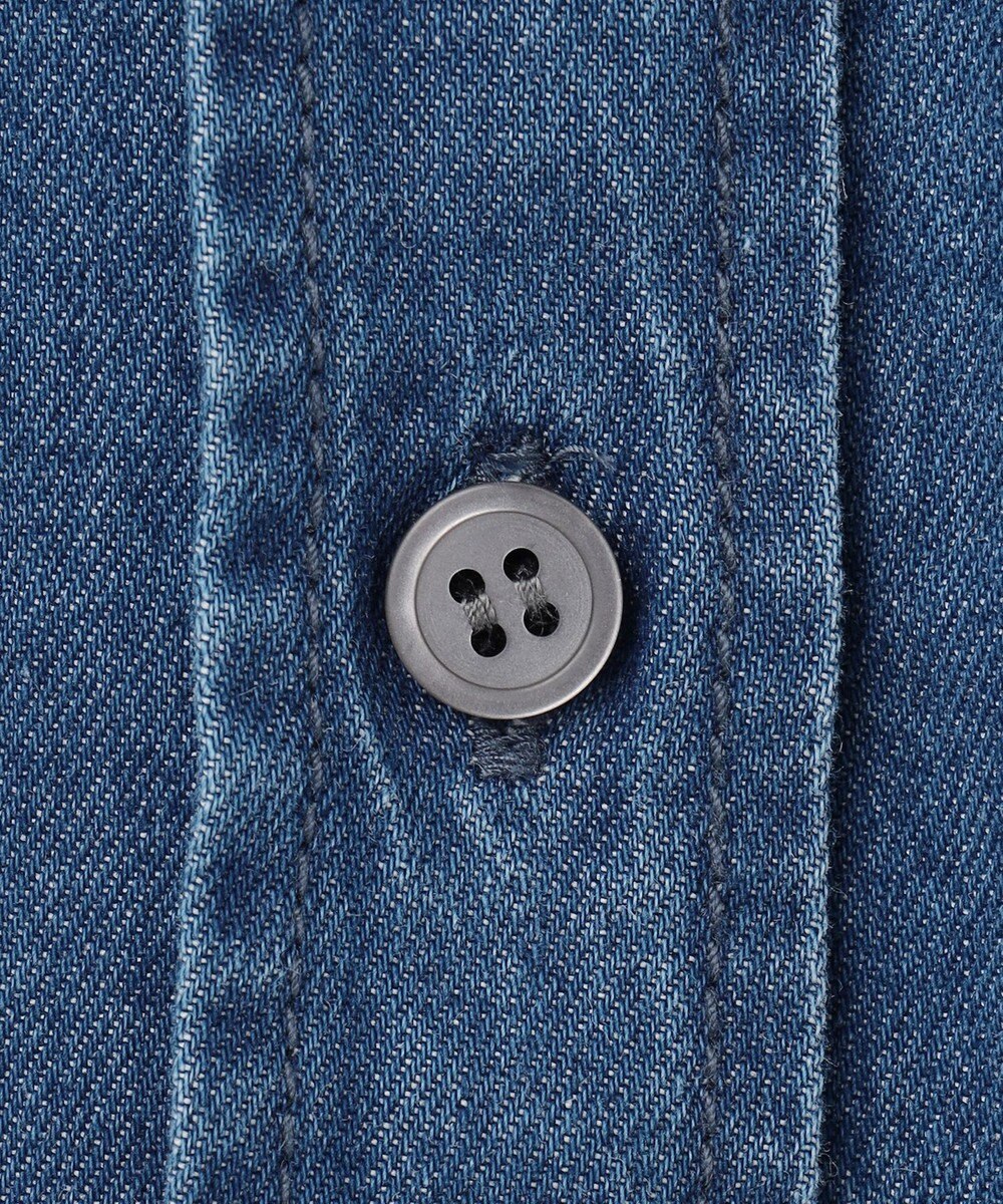 23区 【洗える】23区DENIM ライトダンガリー シャツ 