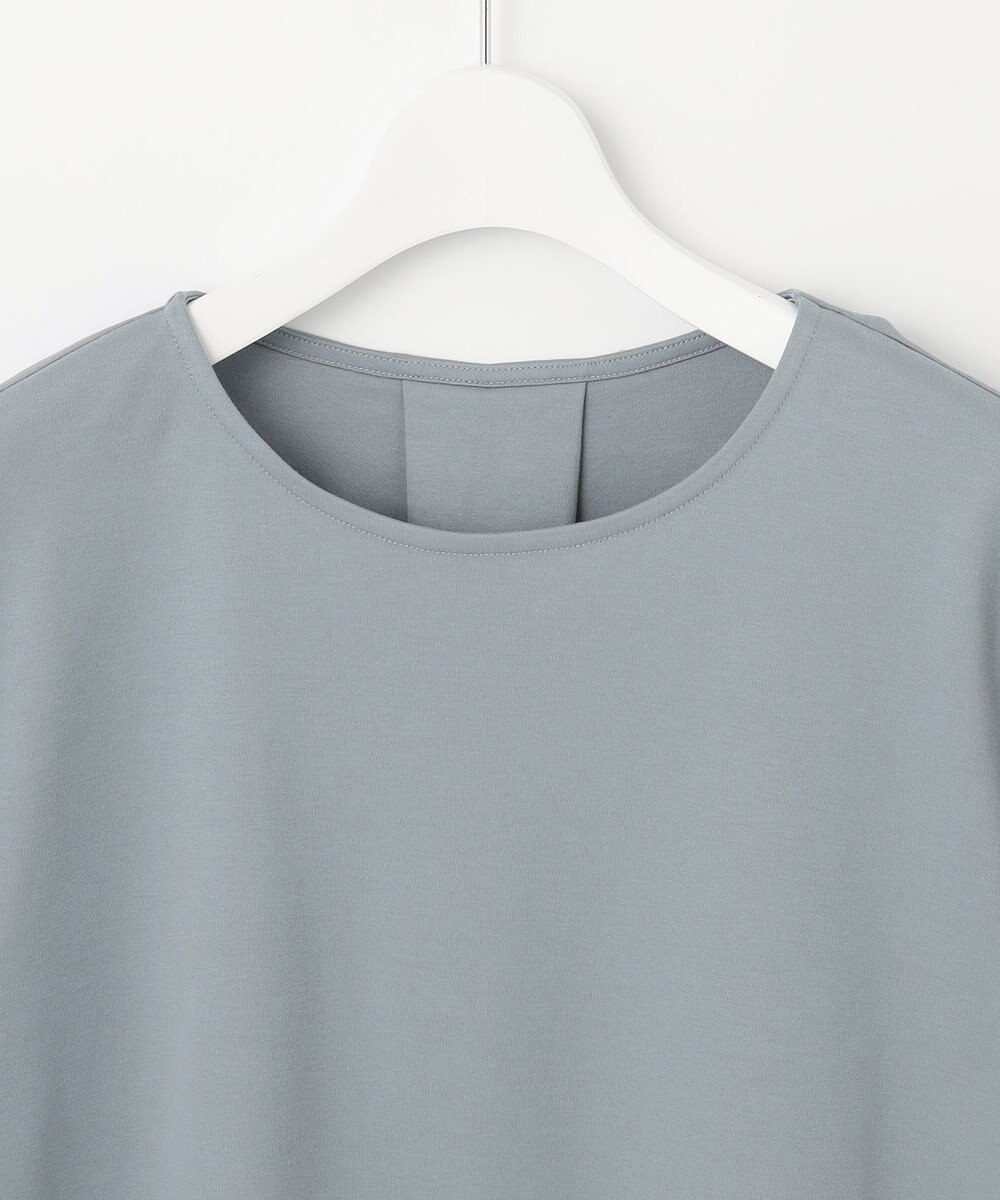 J.PRESS LADIES 【接触冷感・UVケア】コンパクトコットンスムース ツイストスリーブ カットソー 