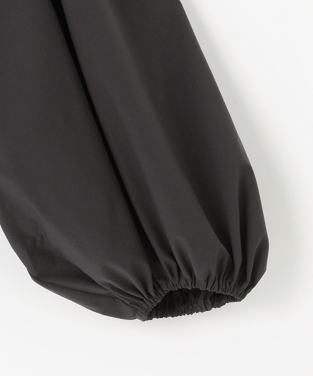 #Newans 【洗濯機可／撥水】シャーリングネック ボリュームスリーブシャツ 