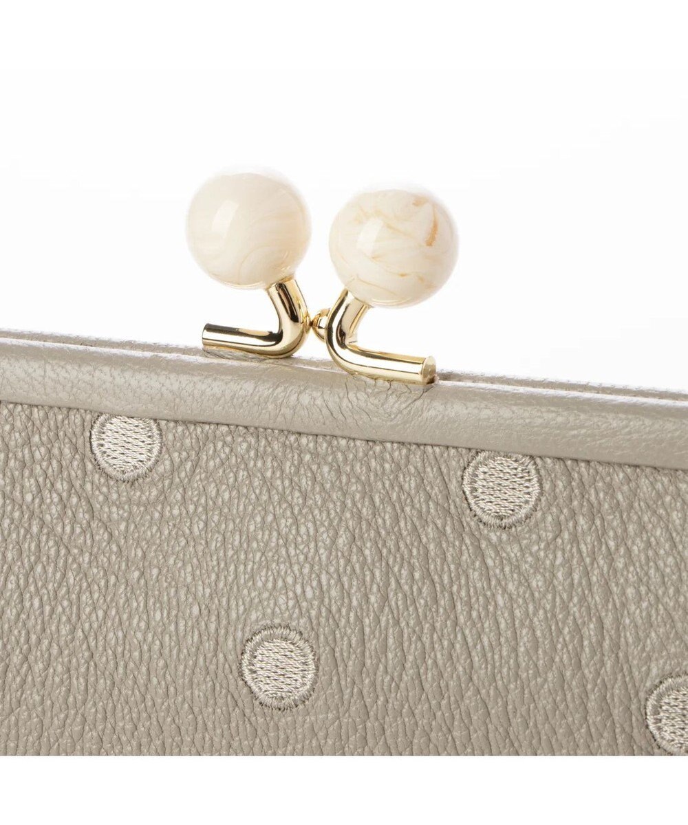 UNBILLION perche アクリル玉がま口長財布 