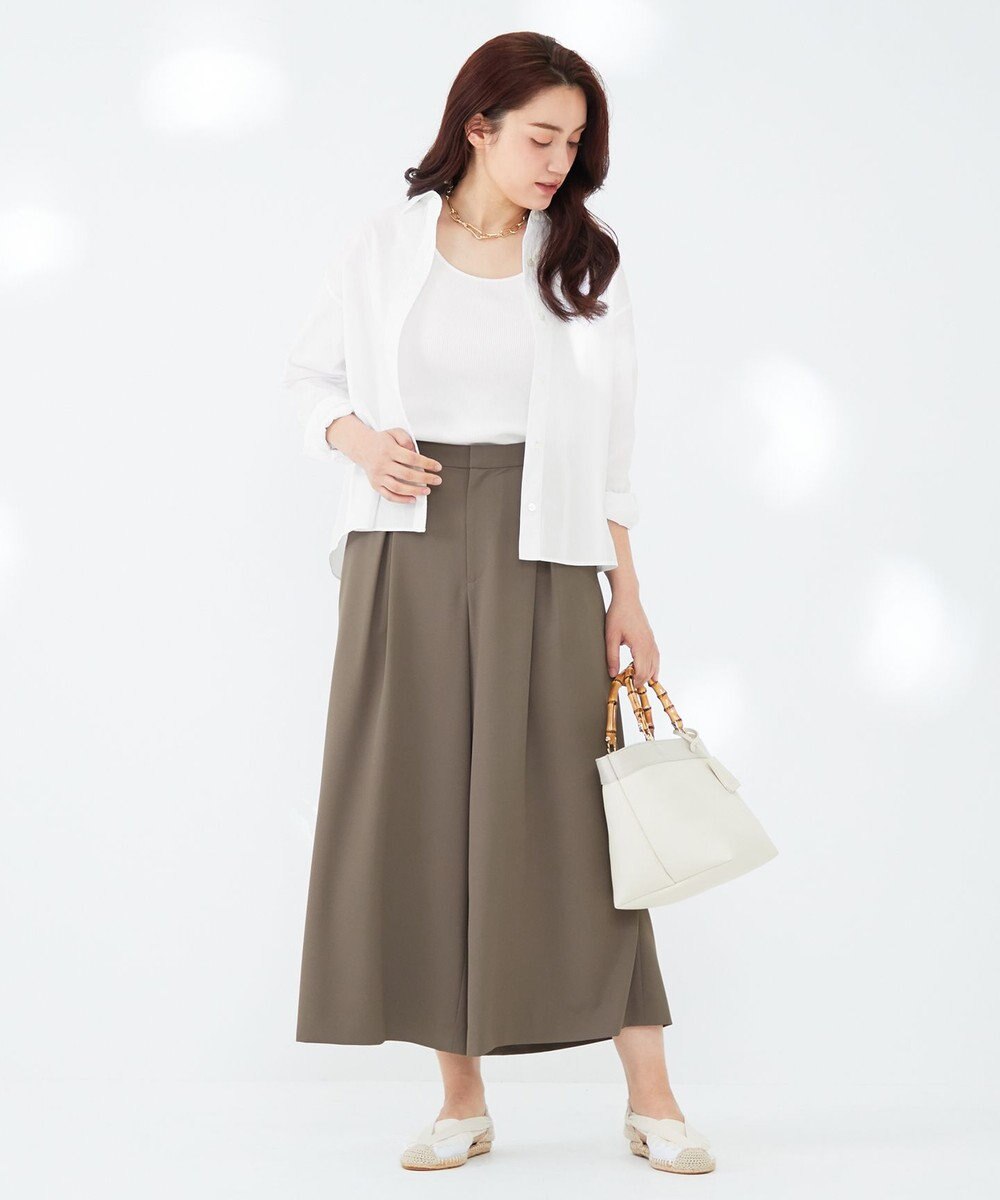 23区 L 【Lサイズ限定】ハイストレッチツイル パンツ 