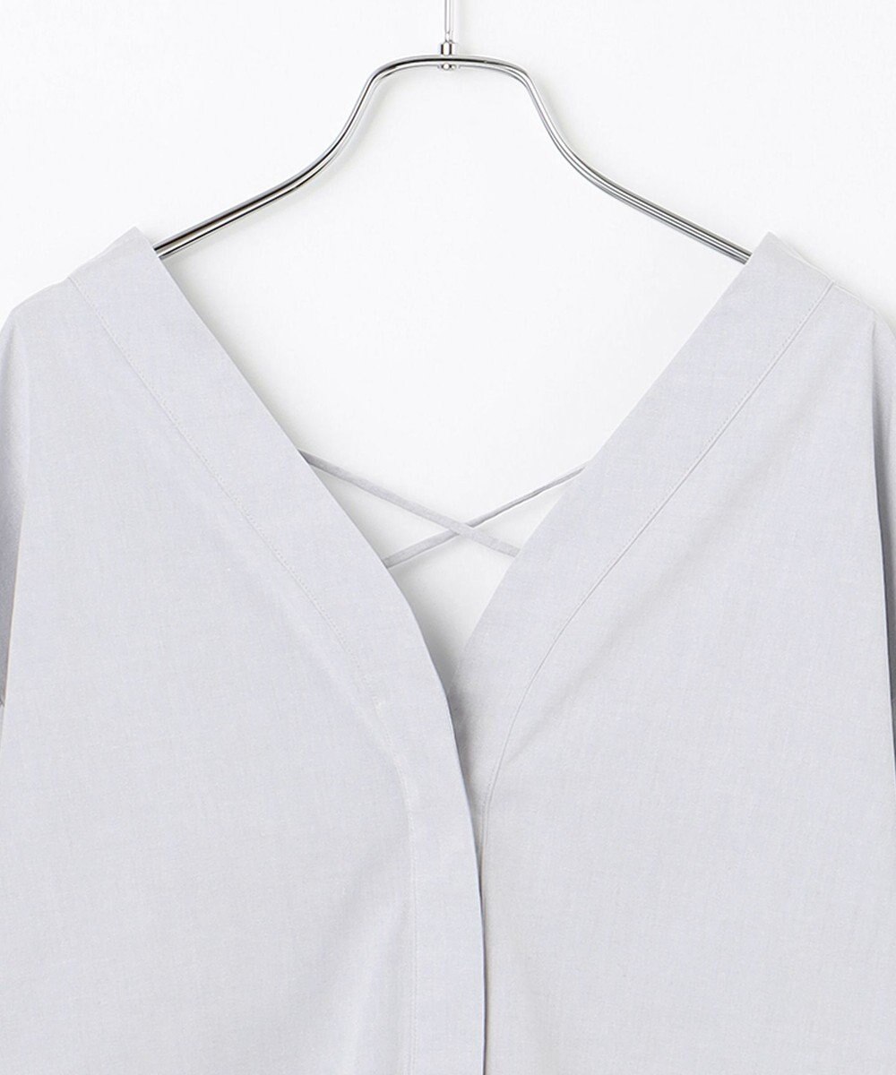 #Newans 【ANSWER for ヘルシーカジュアル】クロスリボンシャツ 