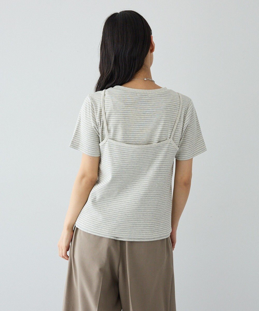 CRAFT STANDARD BOUTIQUE 2点セット/ボーダーキャミ+Tシャツ 