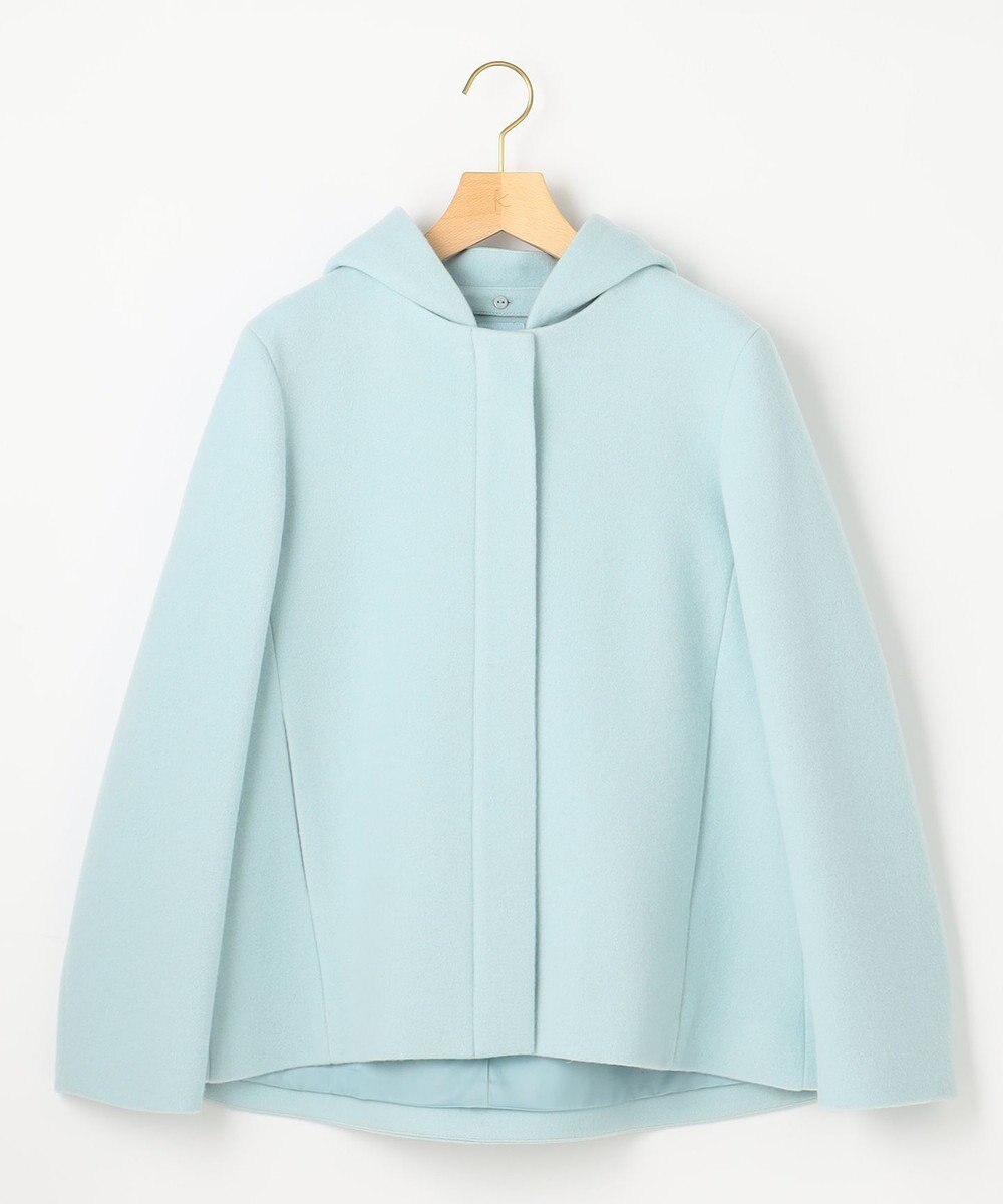 組曲 2WAYショートビーバー フーテッドコート 