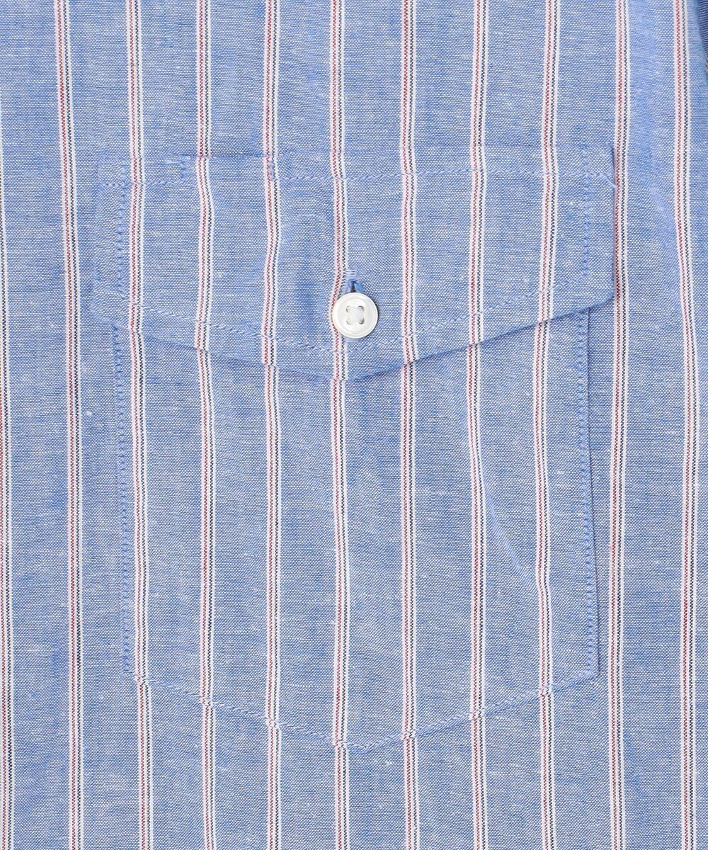 J.PRESS MEN 【WEB・一部店舗限定】コットンリネンストライプシャツ 