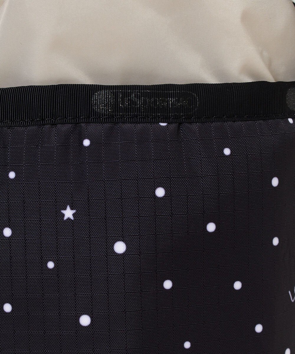 LeSportsac SM DRAWSTRING BUCKET/ブリスドットアイボリー/グリーンコード 