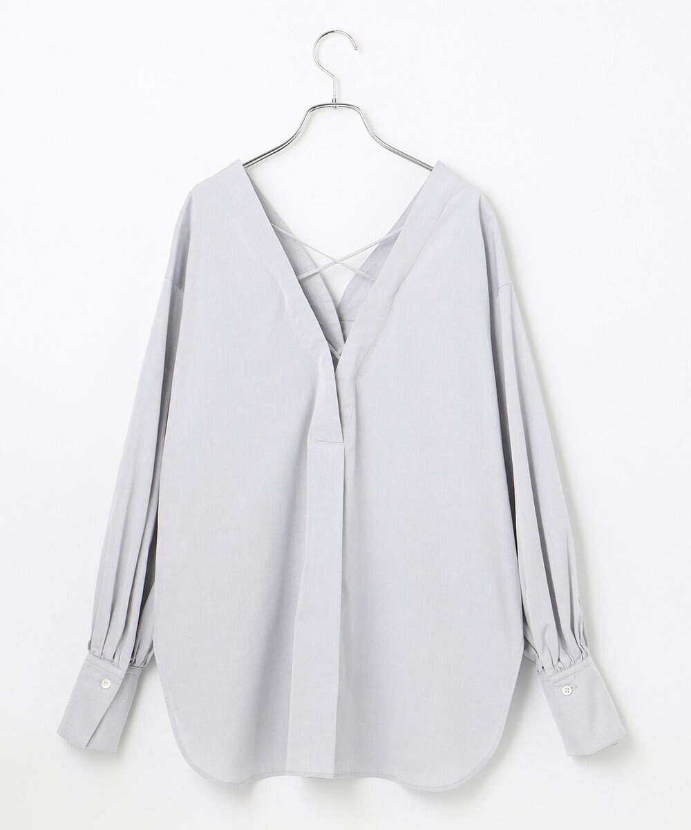 #Newans 【ANSWER for ヘルシーカジュアル】クロスリボンシャツ 