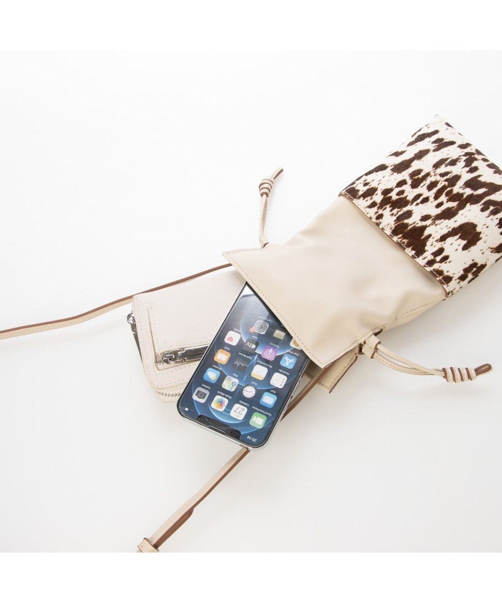 UNBILLION kakatoo ハラコポケットモバイルショルダー 