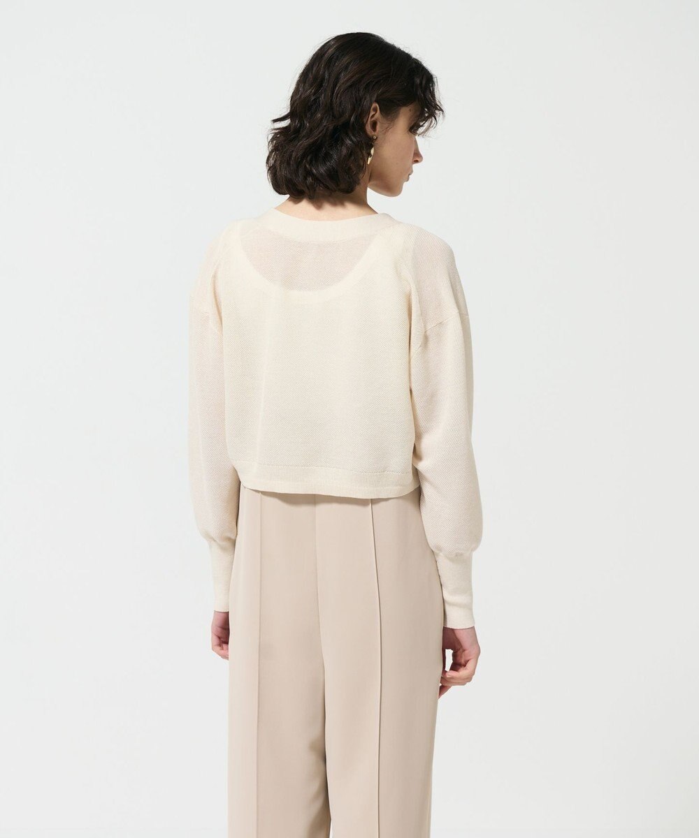 GRACE CONTINENTAL シアーカノコニットカーディガン 